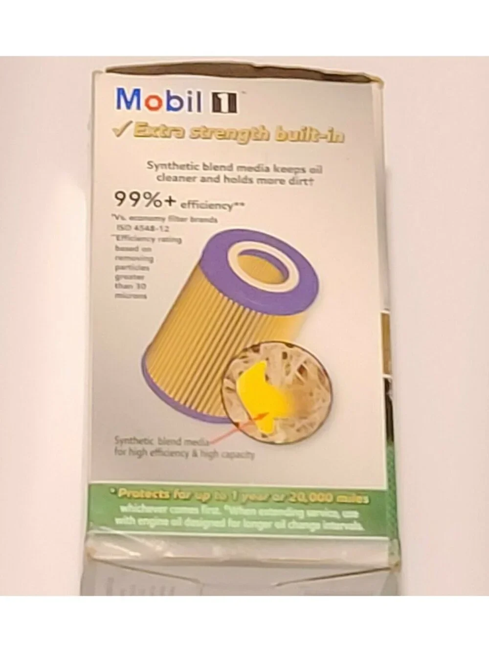 2 Pk Mobil 1 Extended Performance Oil Filter M1C-254A High Efficiency + Capacity - Picture 8 of 9